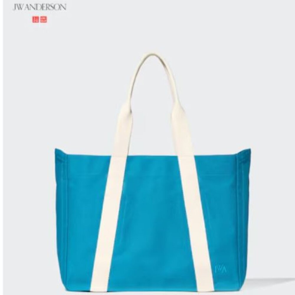 Uniqlo x JW Anderson Canvas Tote Bag - Blue NWT + FREE GIFT